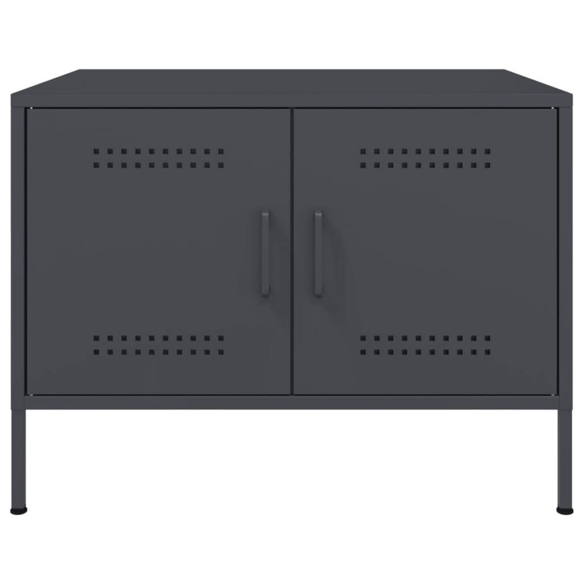 VIDAXL Table basse anthracite 68x50x50,5 cm acier