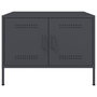Voir la diapositive 5 : VIDAXL Table basse anthracite 68x50x50,5 cm acier