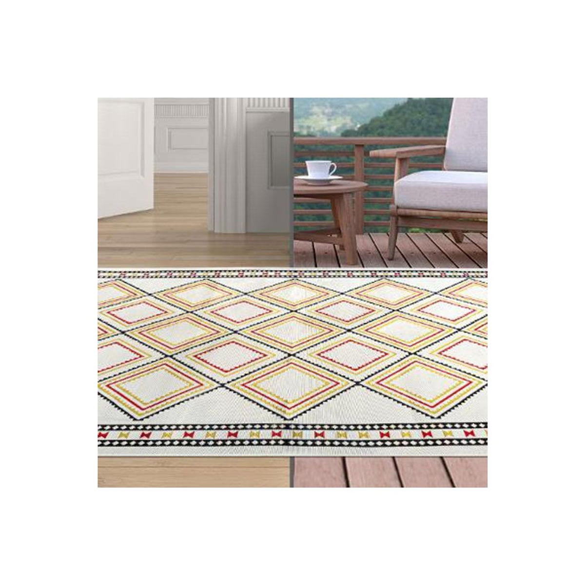 ATMOSPHERA Tapis Extérieur & Intérieur  Nomade  155x230cm Multicolore