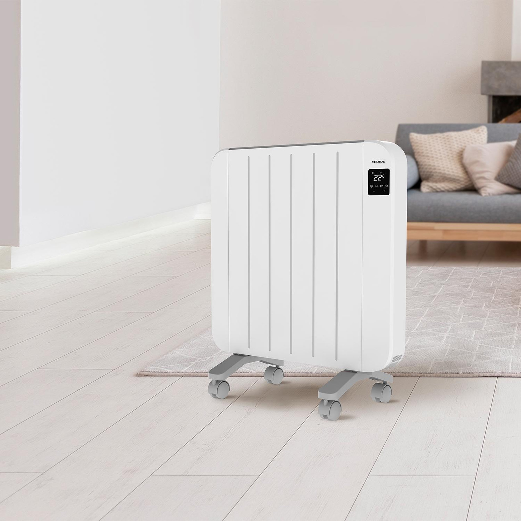 Voir la diapositive 4 : Taurus Radiateur électrique 1500w blanc - NEPAL 1500