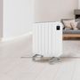 Voir la diapositive 4 : Taurus Radiateur électrique 1500w blanc - nepal 1500