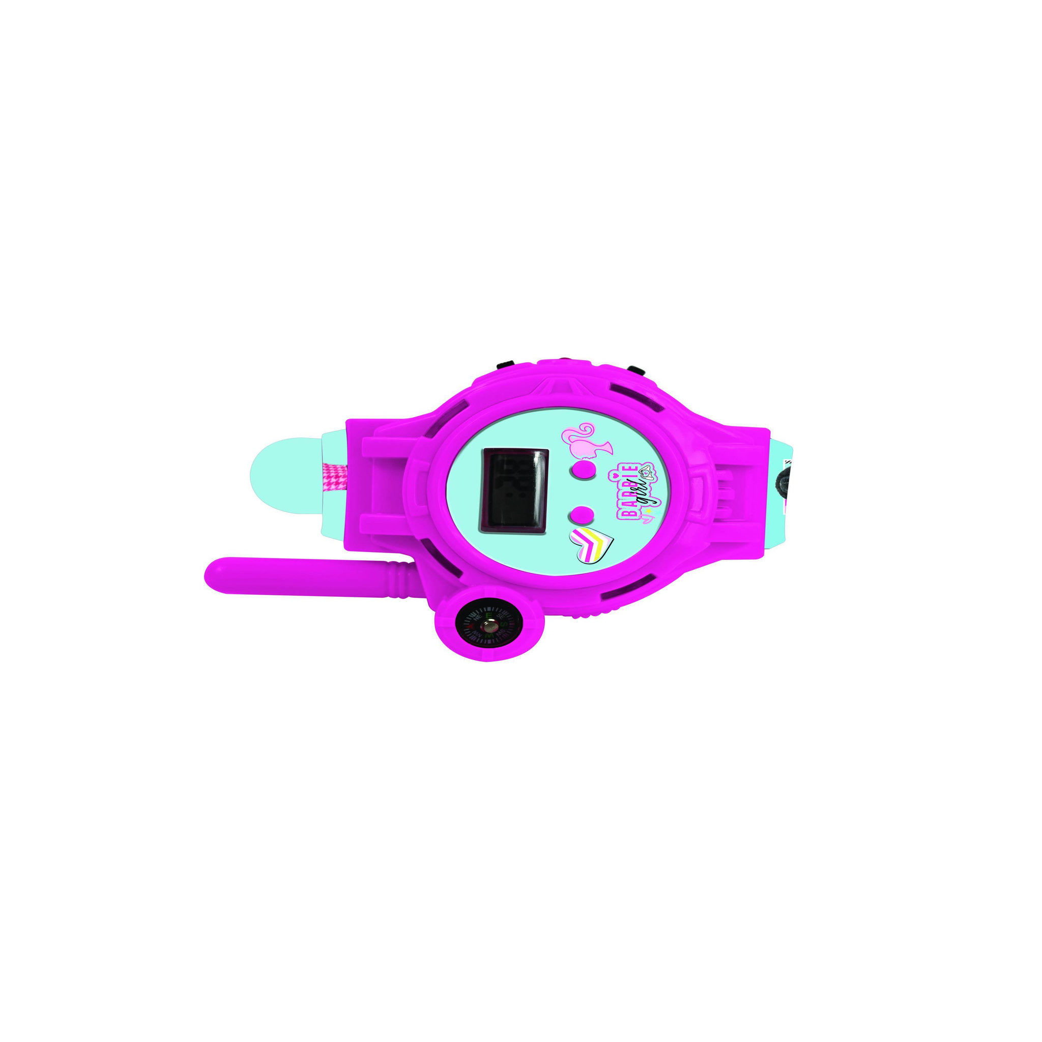 Voir la diapositive 4 : Lexibook Montre digitale talkie-walkie Barbie portée 200 m
