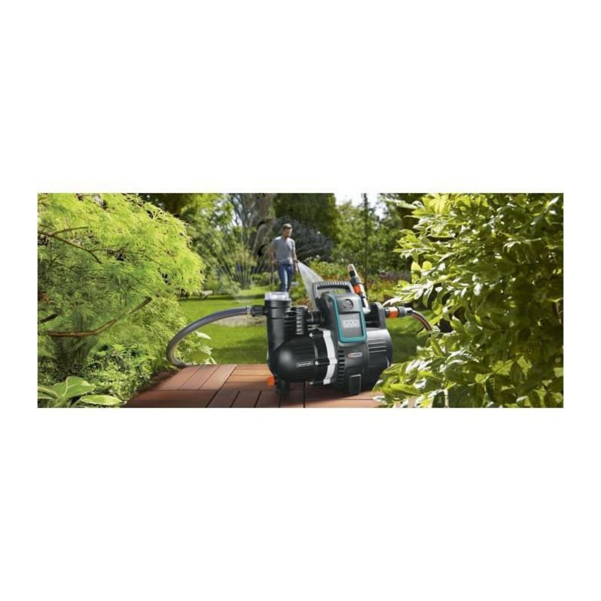 Gardena Station de pompage connectée - 5000 l/h - 1300 w.