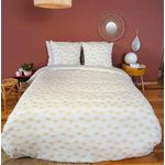 Home collection Parure de couette 3pcs 240x220cm microfibre helis