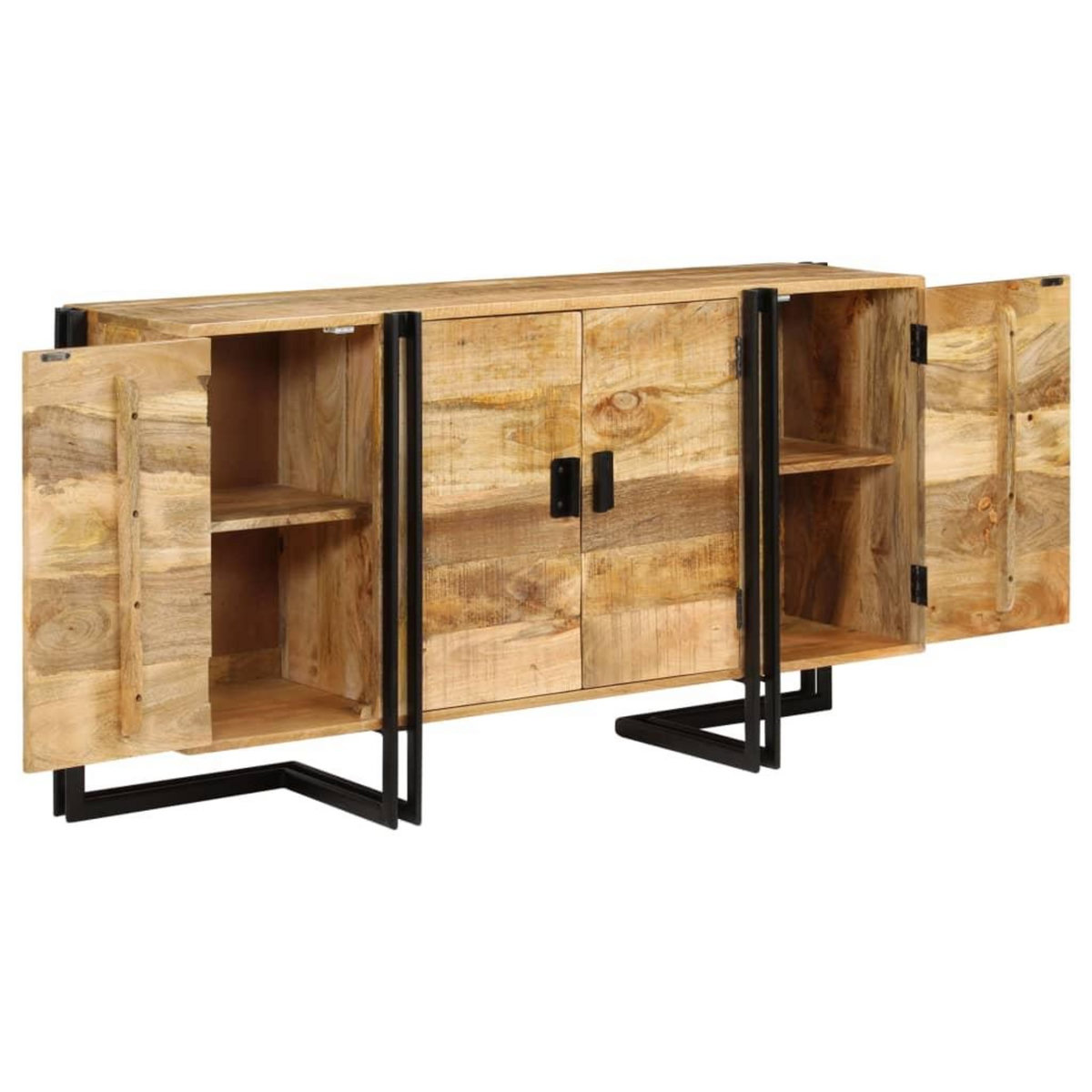 VIDAXL Buffet Bois de manguier massif 150x40x80 cm