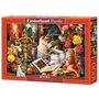 Voir la diapositive 2 : Castorland Puzzle 1000 pièces : Chatons Sorciers