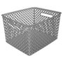 Voir la diapositive 1 :  Panier Multi-Usages  Basket  22cm Gris