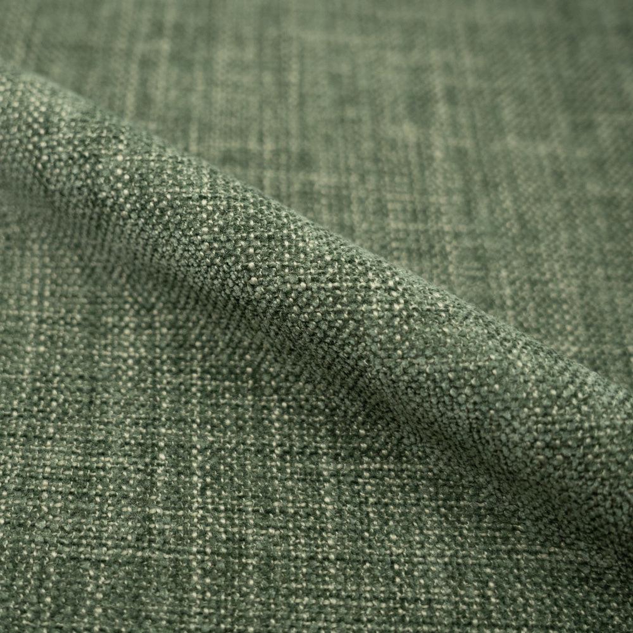 Voir la diapositive 3 : MAISON PAVANE Lot de 2 chaises en tissu texturé vert sapin-karl