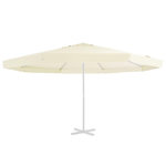 VIDAXL Tissu de remplacement pour parasol d'exterieur Sable 500 cm