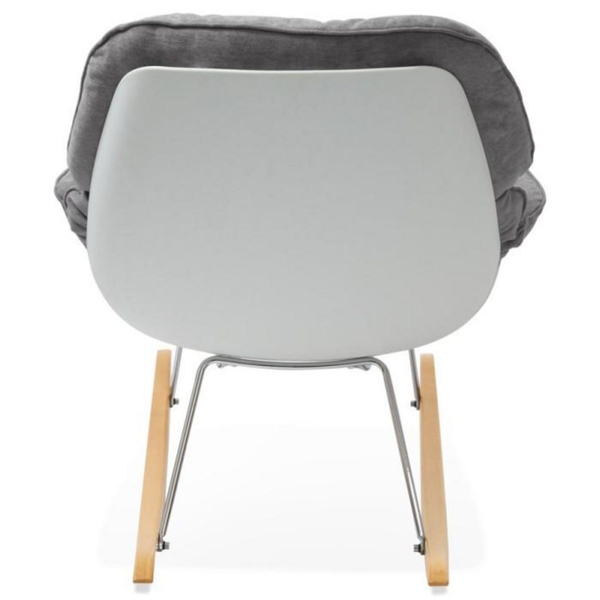 Paris Prix Fauteuil à Bascule Design  Chyll  101cm Gris Clair