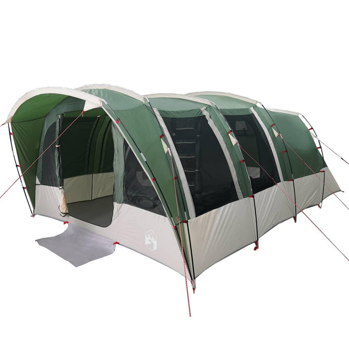 VIDAXL Tente familiale tunnel 8 personnes vert impermeable