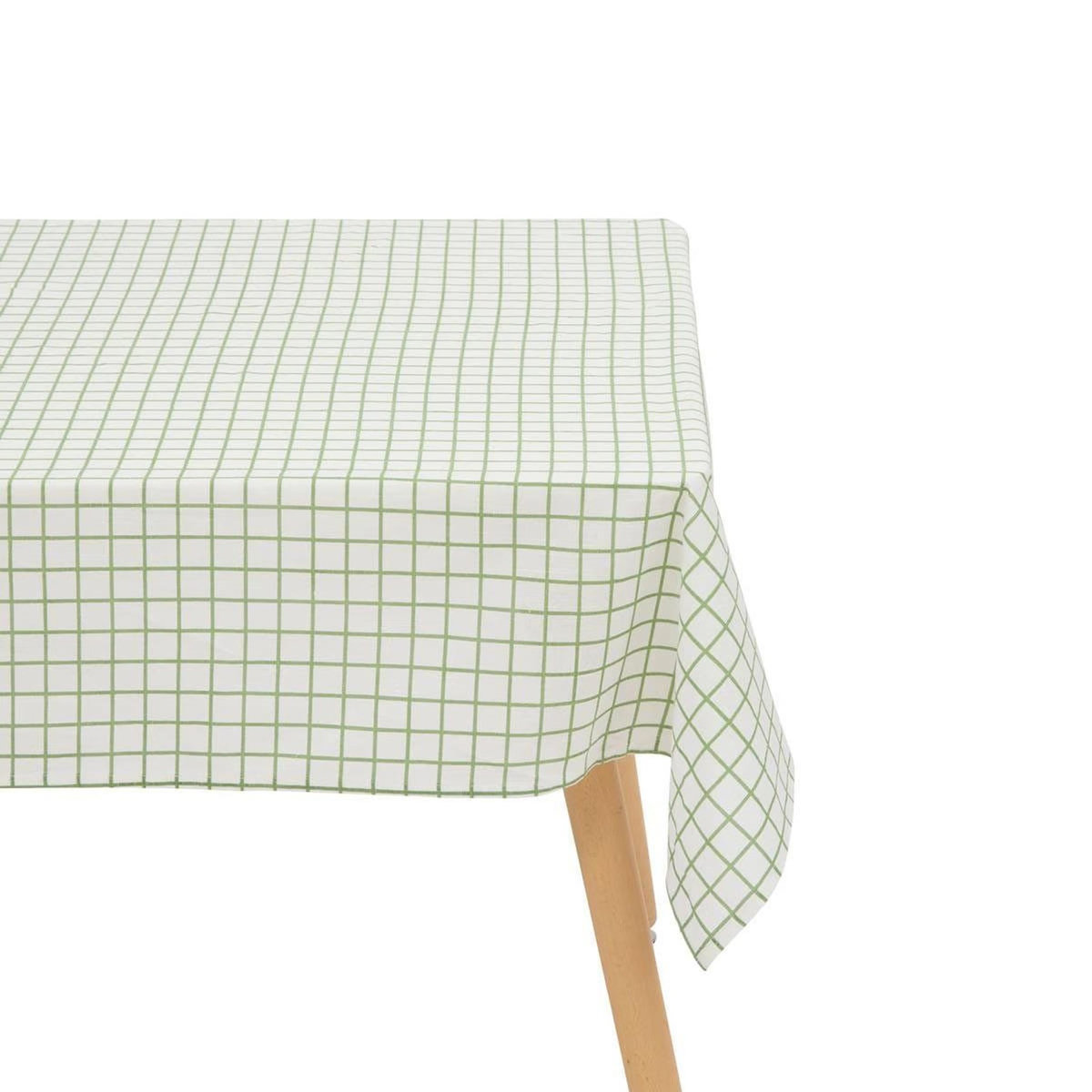 ATMOSPHERA Nappe Quadrillée  Garrigue  140x240cm Vert