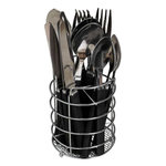 Paris Prix Ménagère 16 Pièces Avec Support  Essentiel  23cm Gris