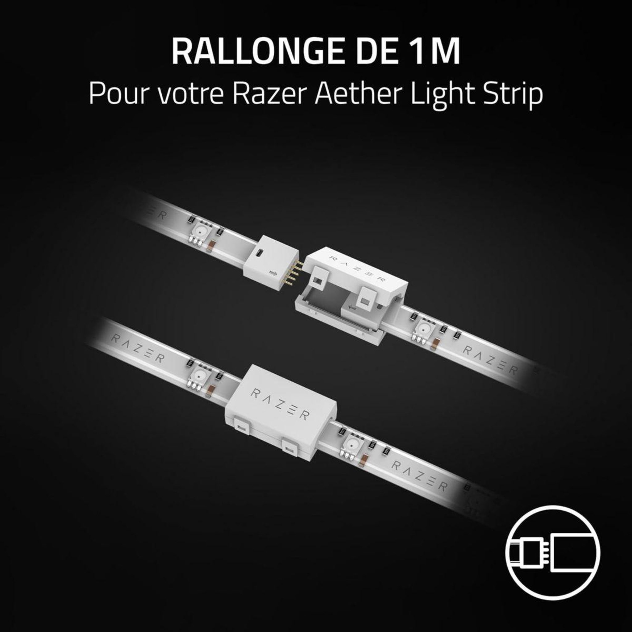 Voir la diapositive 4 : Razer Acc. Aether smart light strip extnd
