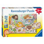 Voir la diapositive 1 : RAVENSBURGER Ravensburger Puzzle Little Fairies and Mermaids, 2x12st. 56637