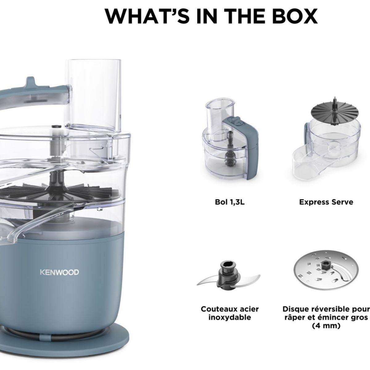 KENWOOD Robot multifonction Multipro Go FDP22.130GY