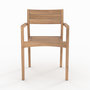 Voir la diapositive 3 : Rendez vous déco Lot de 2 chaises de jardin en bois de teck recyclé-Yogy