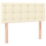 Voir la diapositive 2 : VIDAXL Tete de lit Creme 80x5x78/88 cm Similicuir