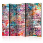 Paris Prix Paravent 5 Volets  Colourful Brick  172x225cm
