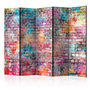 Voir la diapositive 1 : Paris Prix Paravent 5 Volets  Colourful Brick  172x225cm