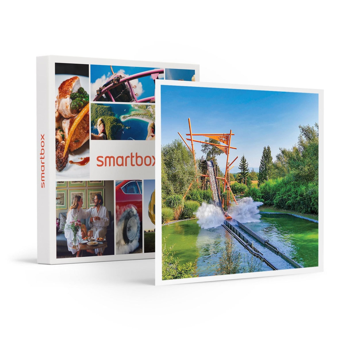 Smartbox Journée amusante : 2 entrées Grand Visiteur et 1 entrée enfant pour le parc Walibi Rhône-Alpes - Coffret Cadeau Multi-thèmes