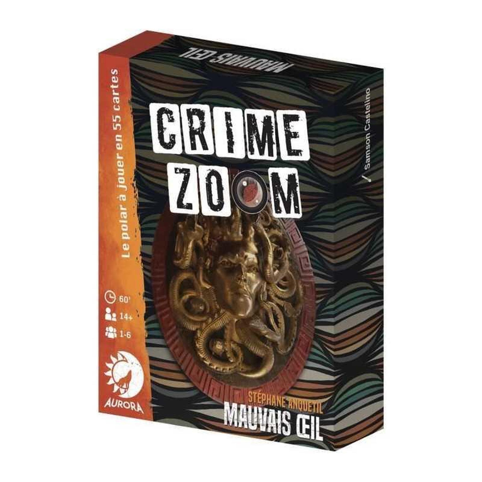 Asmodee Crime Zoom : Mauvais oeil - Asmodee - Jeu d'enquete - Des 14 ans - 30 minutes a 1h