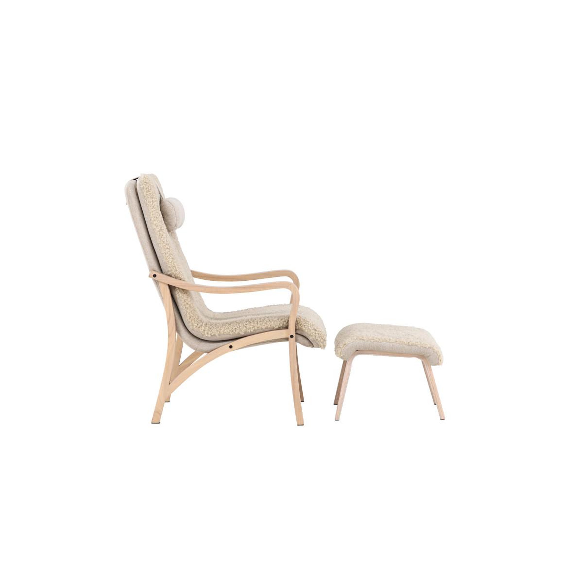 Voir la diapositive 4 : Paris Prix Fauteuil avec repose-pieds  faro  107cm beige