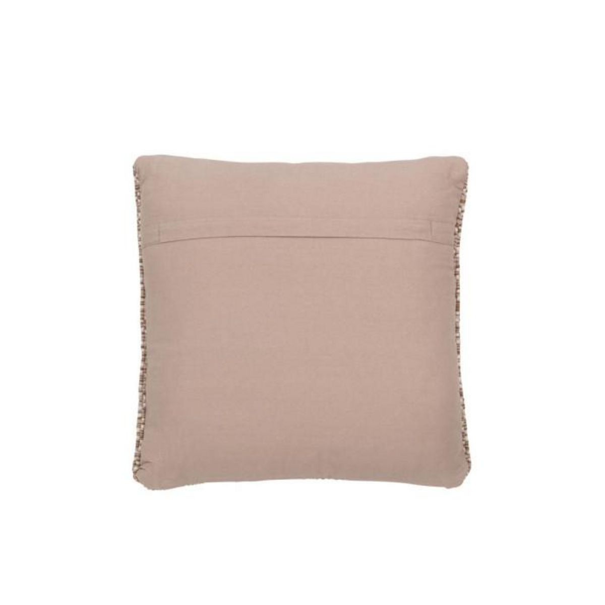 Paris Prix Coussin Déco  Jaisalmer  45x45cm Marron & Blanc