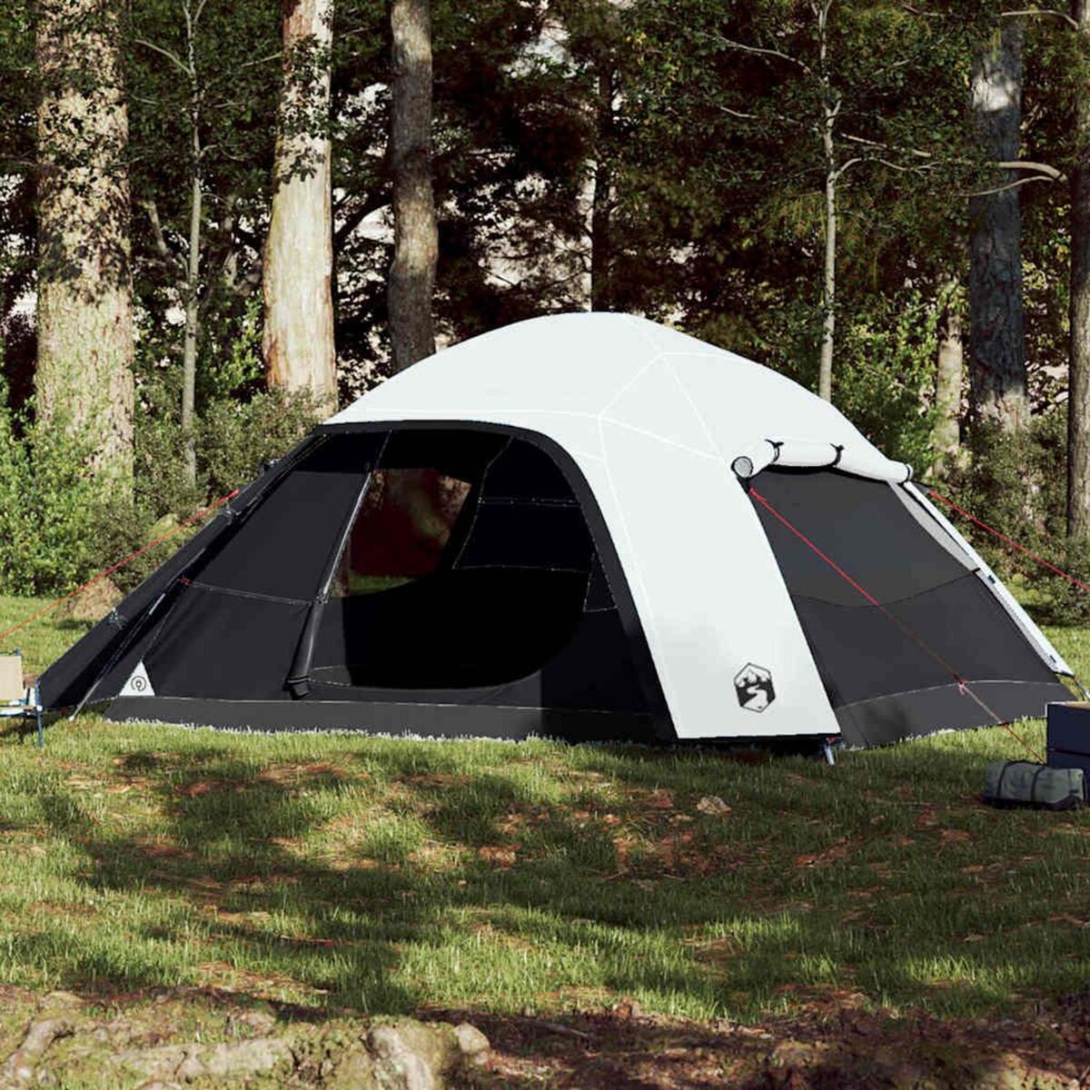 VIDAXL Tente familiale a dome 6 personnes tissu occultant impermeable