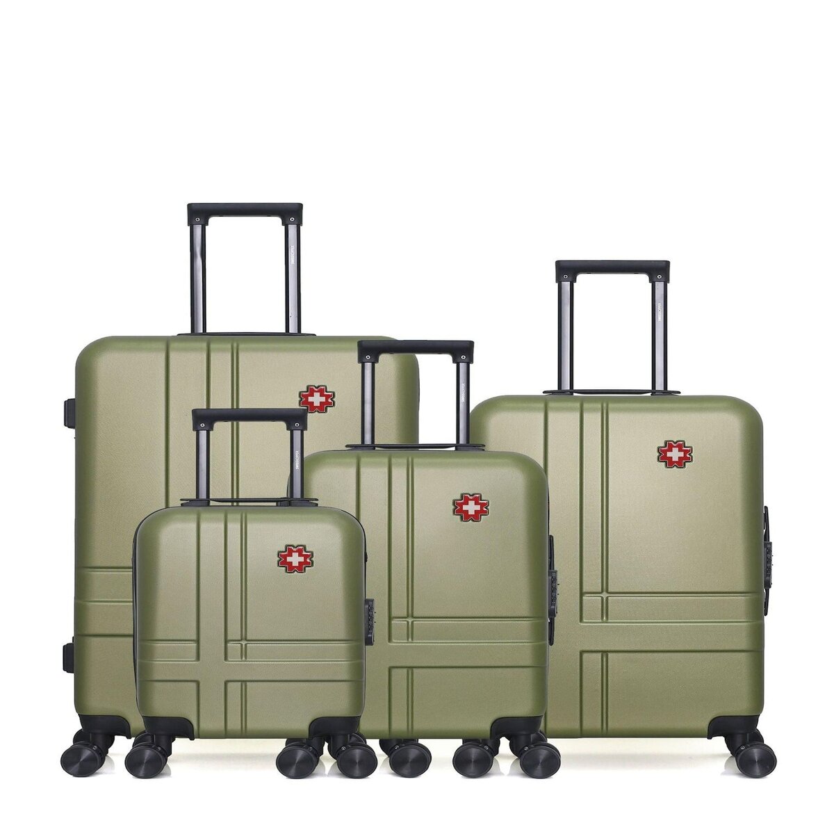 SWISS KOPPER SWISS KOPPER - LOT DE 4 - Valises grand format, weekend, cabine et cabine XXS USTER