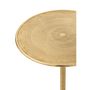 Voir la diapositive 2 : Paris Prix Table d'Appoint Design  Lera  57cm Or