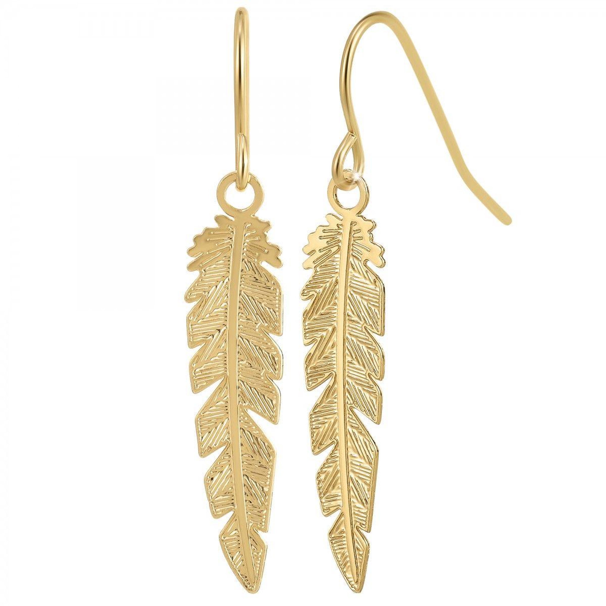 SC BOHEME Boucles d'oreilles plume SC Bohème