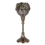 Paris Prix Photophore sur Pied avec Bijoux  Gilo  24cm Gris