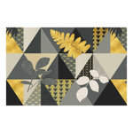 Paris Prix Set de Table à Motifs  Loelia  28x44cm Jaune & Noir