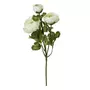 ATMOSPHERA Fleur Artificielle Renoncule 60cm Blanc