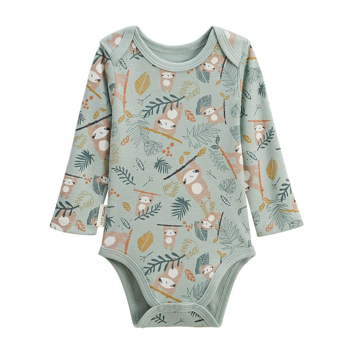 Petit Béguin Lot de 2 bodies bébé manches longues Cache-cache