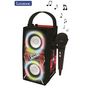 Voir la diapositive 5 : Lexibook Enceinte Bluetooth portable avec micro et effets lumineux The Voice