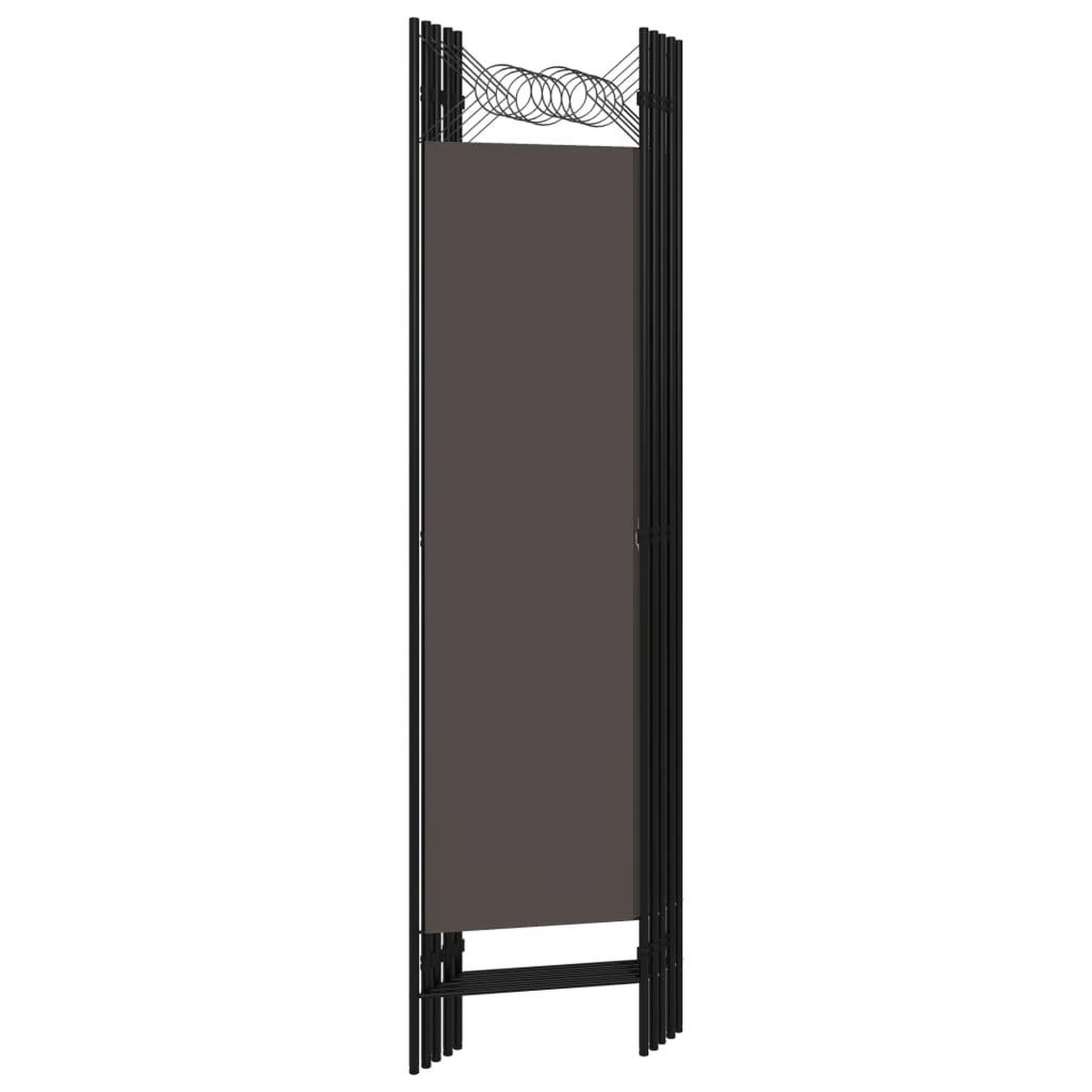 Voir la diapositive 4 : VIDAXL Cloison de separation 5 panneaux Anthracite 200x180 cm