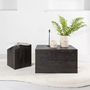 Voir la diapositive 5 : Paris Prix Table d'Appoint  York  45cm Marron Foncé
