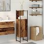 Voir la diapositive 1 : VIDAXL Armoire salle de bain vieux bois 33x33x120,5 cm bois ingenierie