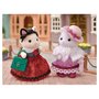 Voir la diapositive 3 : Sylvanian families 5462 Valisette de mode et grande soeur chat bicolore
