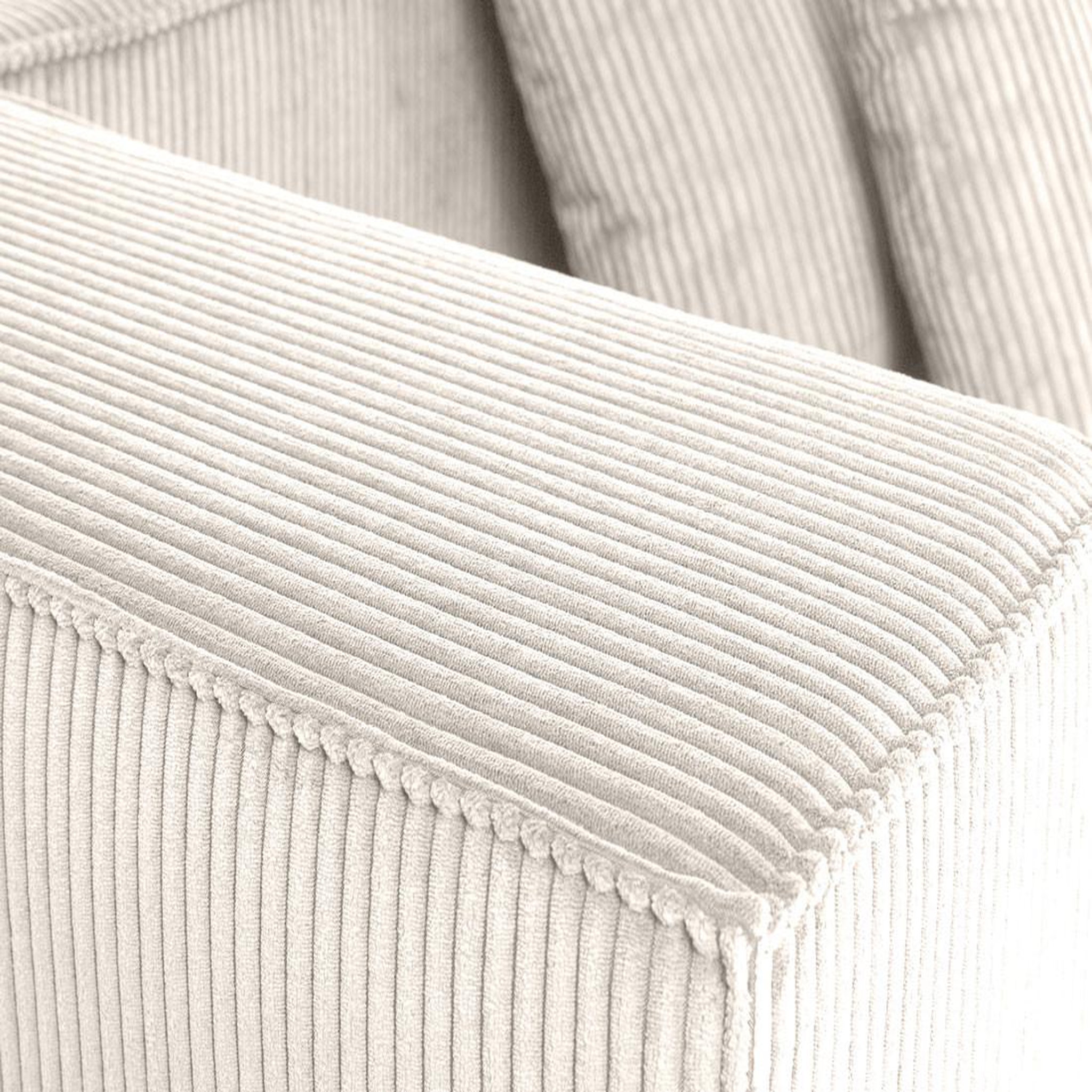 Voir la diapositive 6 : BEST MOBILIER Colombine - canapé modulable droit - 3 places - en velours côtelé