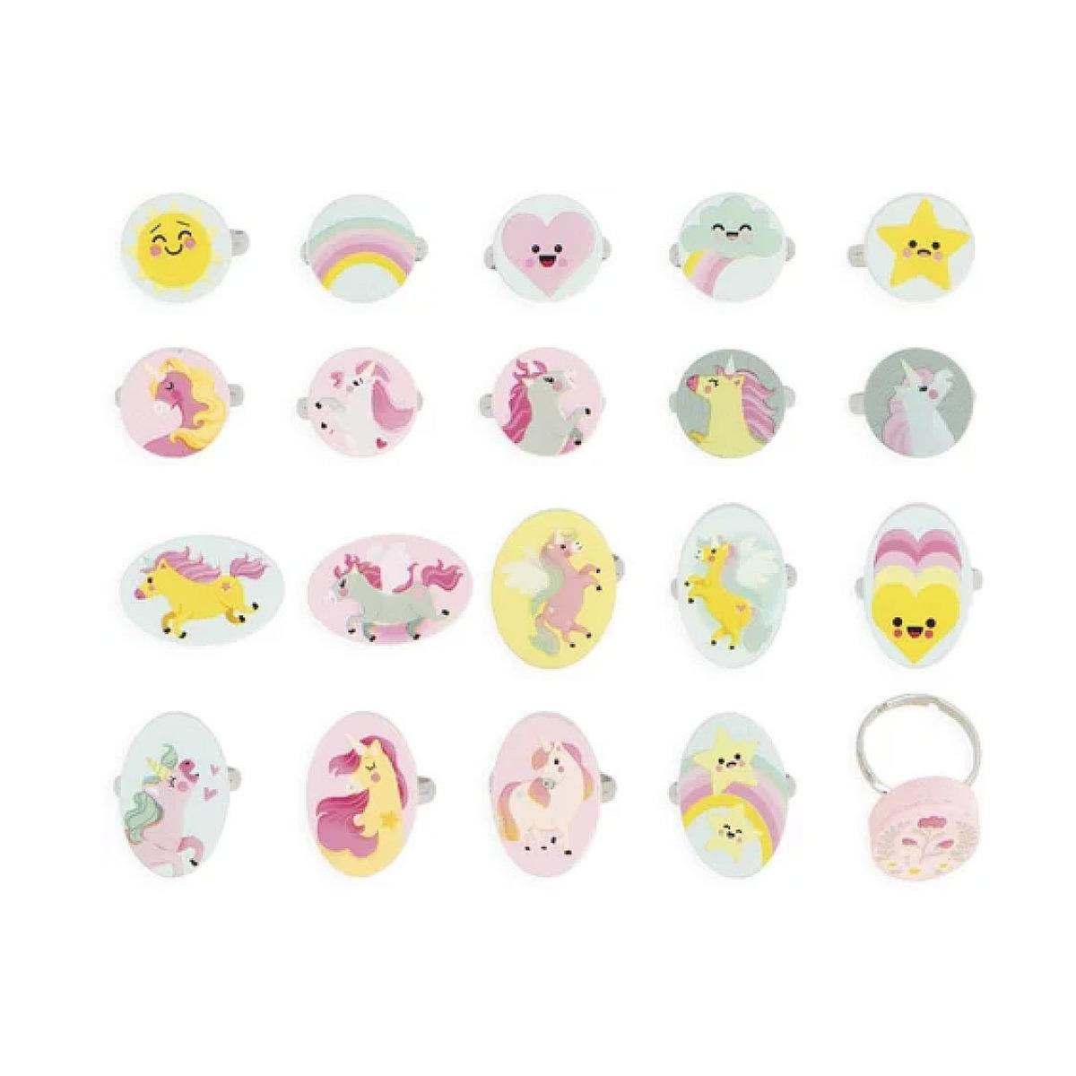 Juratoys-Janod Licorne - 20 Bagues ajuste