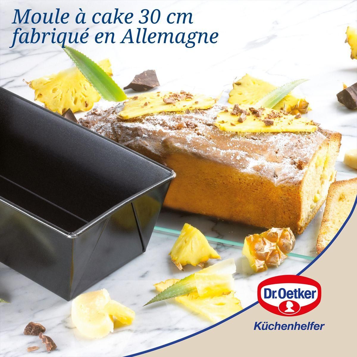 DR.OETKER Moule à cake 30 x 11,5 cm Dr. Oetker Back-Freude
