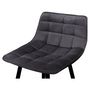 Voir la diapositive 5 : Lot de 4 tabourets chaises de bar assise velour pieds métal SIA