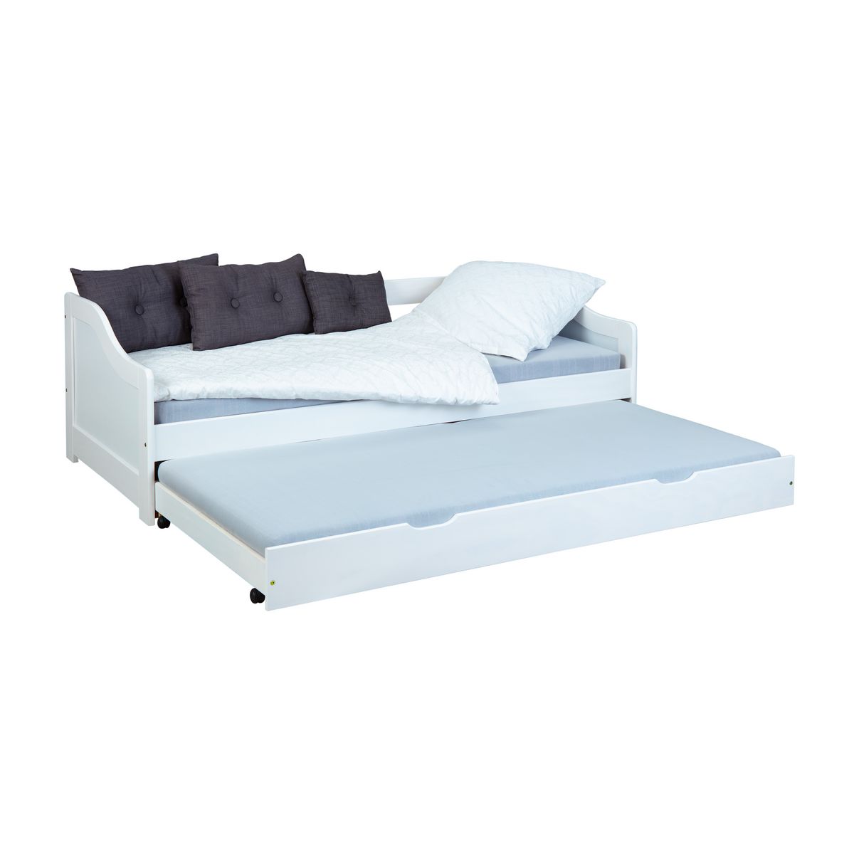 Lit banquette gigogne 2 couchages 90x200cm ANDREA