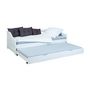 Voir la diapositive 8 : Lit banquette gigogne 2 couchages 90x200cm ANDREA