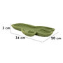 Voir la diapositive 6 : Paris Prix Plateau Déco en Résine  Cactus  34cm Vert