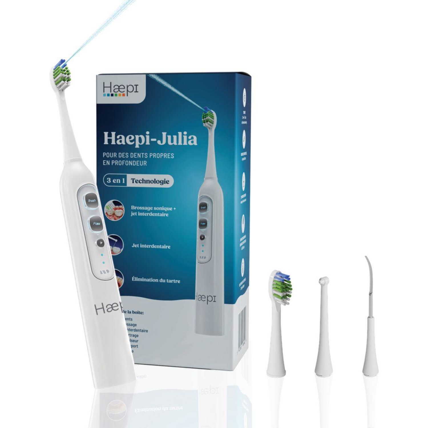 Brosse à dents électrique Hi Julia White