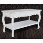 Voir la diapositive 3 : VIDAXL Table basse 2 couches MDF Blanc
